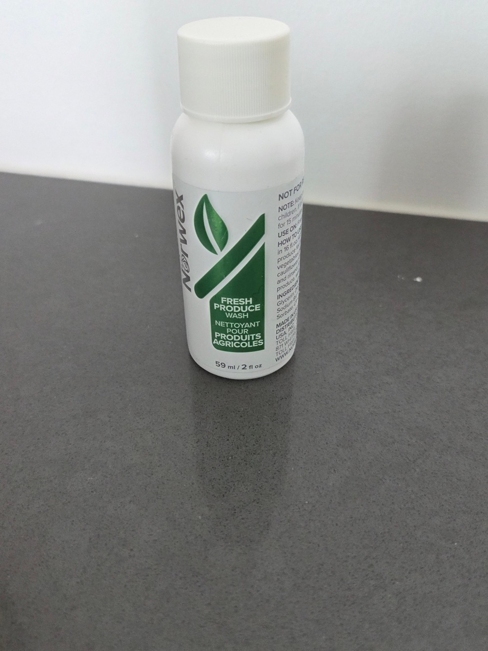 Norwex Fresh Produce Wash Sample